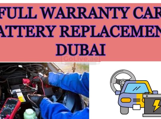 Car Battery Replacement Dubai with full warranty