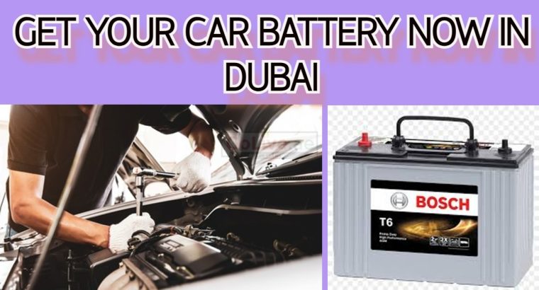 Get Your Car Battery Now In Dubai
