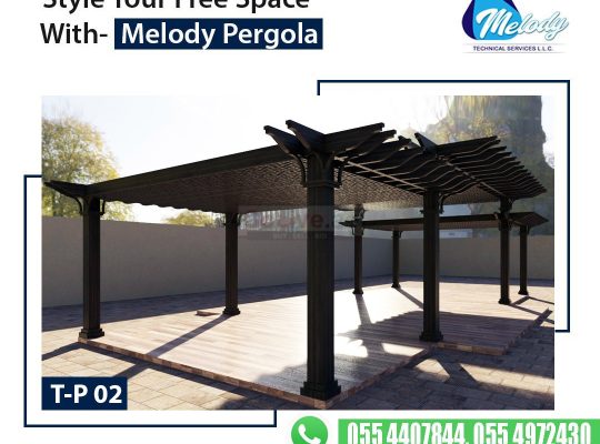 Custom made Pergola Supply with installation in Abu Dhabi UAE | Backyard Pergola in Abu Dhabi