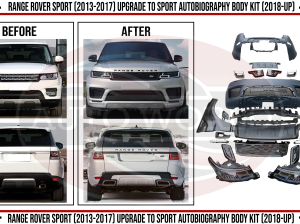 RANGE ROVER SPORT UPGRADE TO AUTOBIOGRAPHY BODY KIT 2018-UP