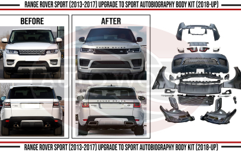 RANGE ROVER SPORT UPGRADE TO AUTOBIOGRAPHY BODY KIT 2018-UP