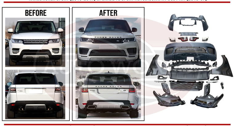 RANGE ROVER SPORT UPGRADE TO AUTOBIOGRAPHY BODY KIT 2018-UP