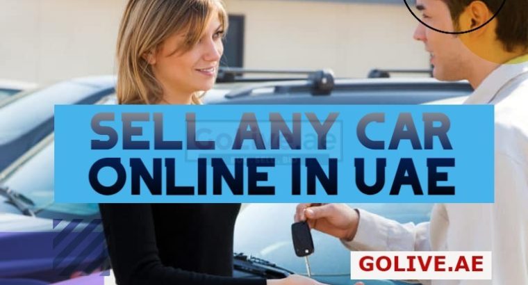 Sell any car online in UAE