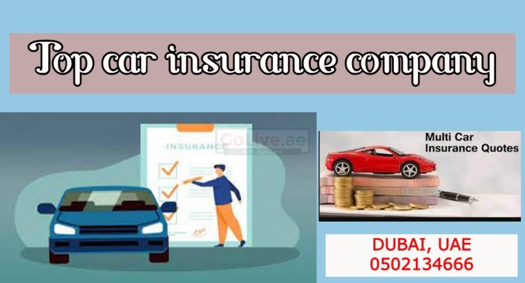 Top car insurance companies in Dubai, UAE