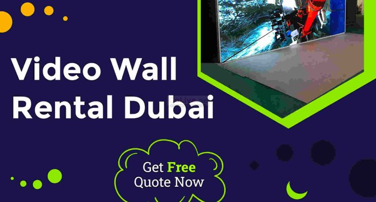Rent Video Walls for Trade Shows in Dubai UAE