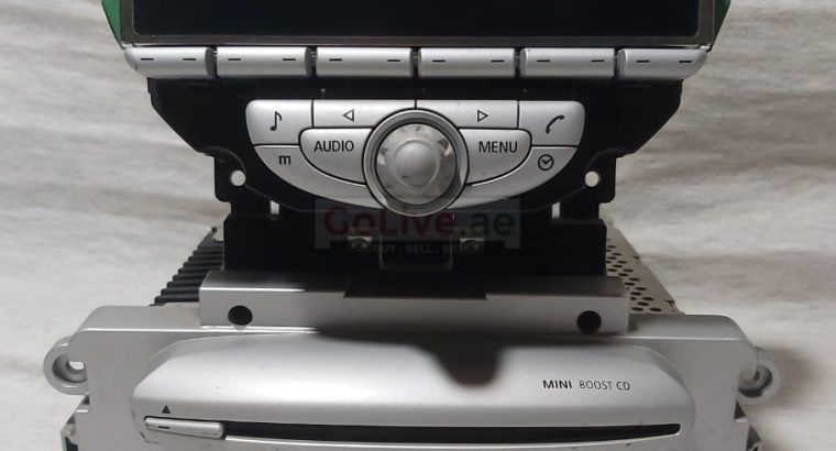 MINI COOPER 2007 TO 2013 RADIO/CD/DISPLAY SYSTEM PART NO 6512345210503 ( MINI COOPER GENUINE USED PARTS )