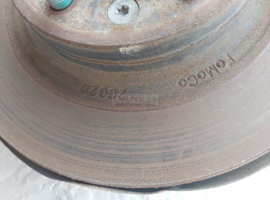FORD FUSION 2009 TO 2012 REAR DISC BRAKE ROTOR PART NO 2C026 ( FORD GENUINE USED PARTS )