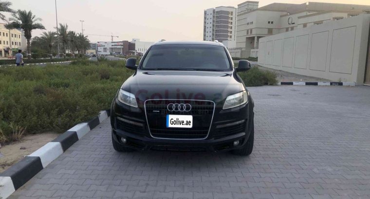 AUDI Q7 2009 4.2 FSI,S-LINE QUATTRO,-FULLY LOADED ,TOP OF THE LINE CALL 050 2134666