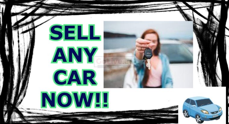 Sell any car now!