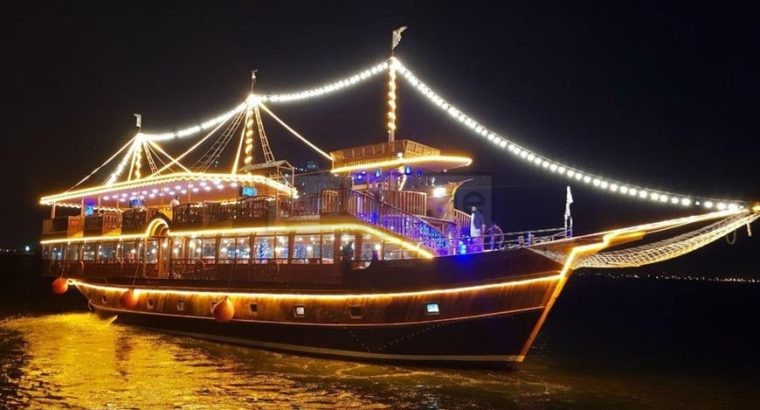 Dhow Cruise Tour & Dinner In World Largest Handmade Dhow Cruise on Dubai Creek