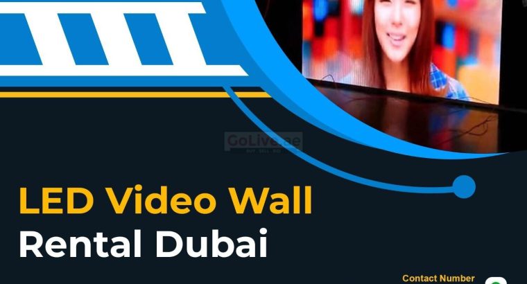 LED Wall Rental and Installation Services in Dubai