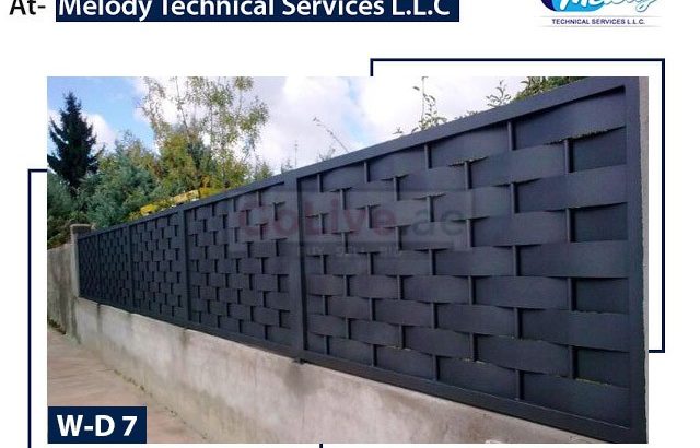 WPC Fence in Dubai | WPC Woven Fence design in Dubai | WPC Fence suppliers in Dubai UAE | WPC Wall mounted Fence in UAE