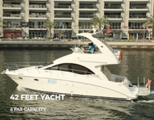 Dubai 42 Feet Yacht Booking