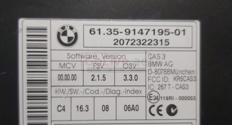 MINI COOPER 2007 TO 2013 SWITCHBOARD CAS MODULE PART NO E24116RI000003 ( MINI COOPER GENUINE USED PARTS )