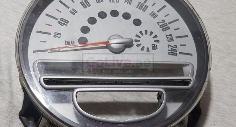 MINI COOPER 2007 TO 2013 SPEEDOMETER PART NO 67379411 ( MINI COOPER GENUINE USED PARTS )