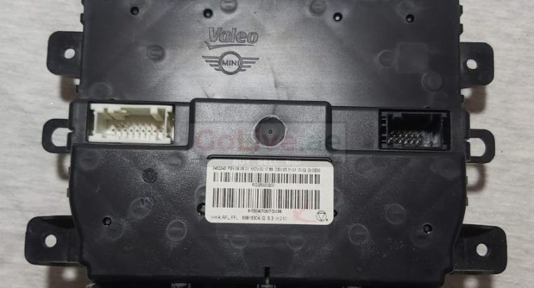 MINI COOPER 2007 TO 2013 TEMPERATURE CONTROL PANEL PART NO 69815304 ( MINI COOPER GENUINE USED PARTS )