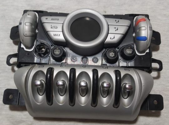 MINI COOPER 2007 TO 2013 TEMPERATURE CONTROL PANEL PART NO 69815304 ( MINI COOPER GENUINE USED PARTS )