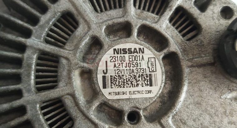 NISSAN JUKE 2012 TO 2017 ALTERNATOR PART NO 23100ED01A ( NISSAN GENUINE USED PARTS )