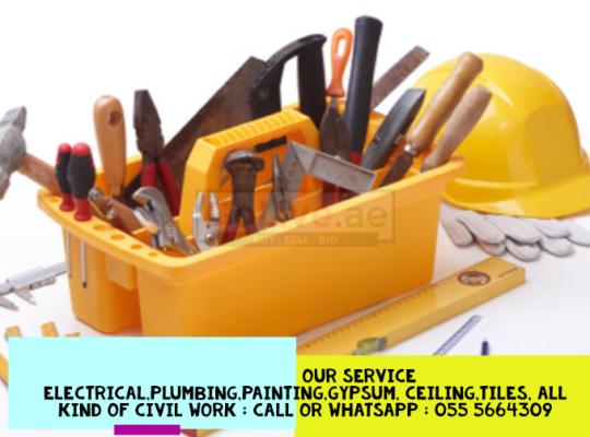 ELECTRICAL,PLUMBING,PAINTING,GYPSUM.