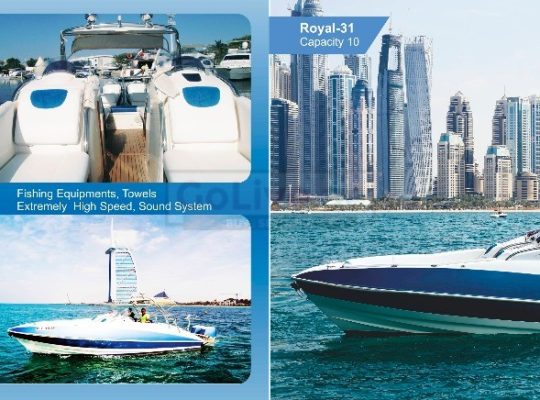 31 ft Speed Boat for Rent