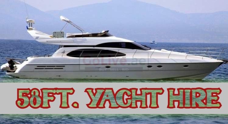 58FT. YACHT HIRE DUBAI