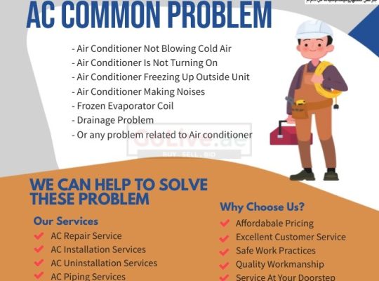 AC SERVICE, REPAIR and INSTALLATION