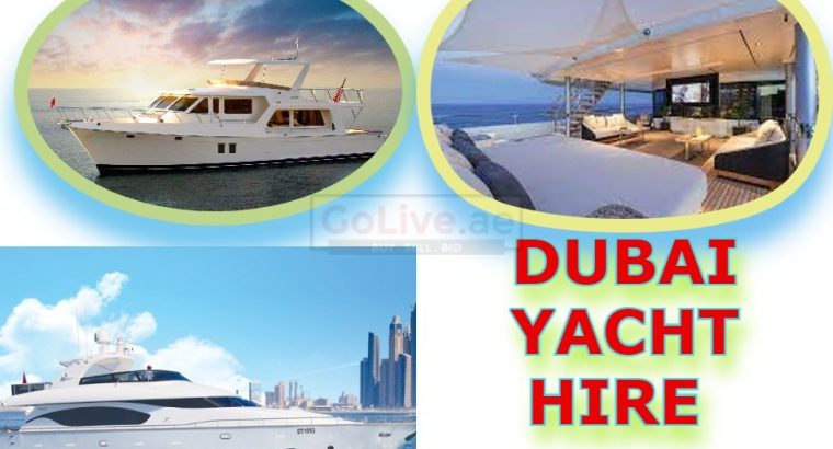 DUBAI EXCLUSIVE YACHT HIRE