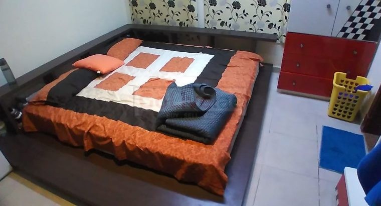 Low frame bed with mattress. Urgent sale