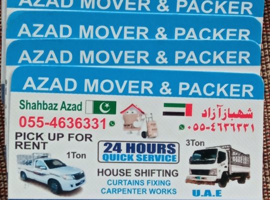 Azad Movers And Packers Best Service For You