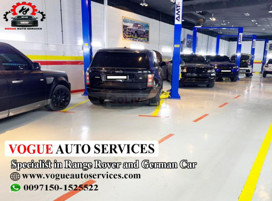 range rover and land rover workshop in sharjah