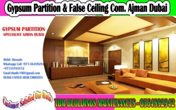 Gypsum Decoration and painting Contractor in all over UAE