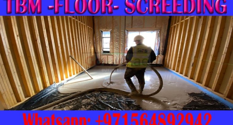 Floor Screeding and Self Leveling Applicator in Ajman Dubai Sharjah