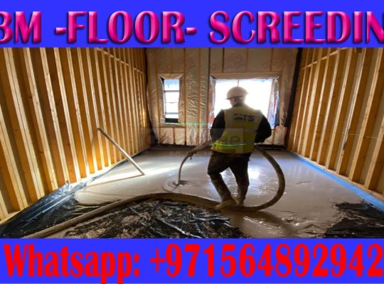 Floor Screeding and Self Leveling Applicator in Ajman Dubai Sharjah