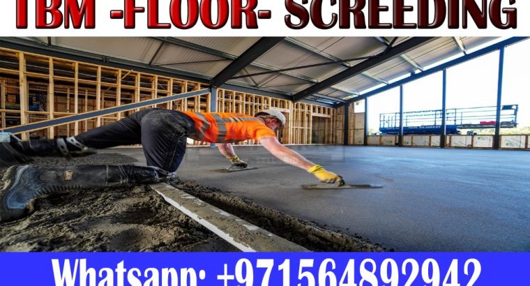 Floor Screeding and Self Leveling Applicator in Ajman Dubai Sharjah