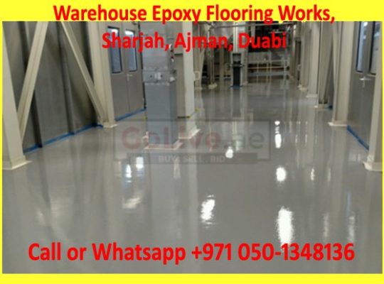 Warehouse Flooring Epoxy works company Sharjah Ajman Dubai