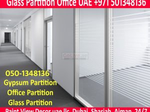 OFFICE GLASS PARTITION AND DOOR FIXING COMPANY SHARJAH AJMAN DUBAI