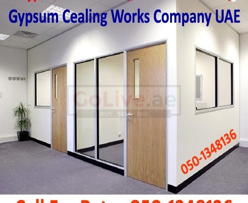 Gypsum Partition and False Ceiling Works Company Sharjah Ajman Dubai
