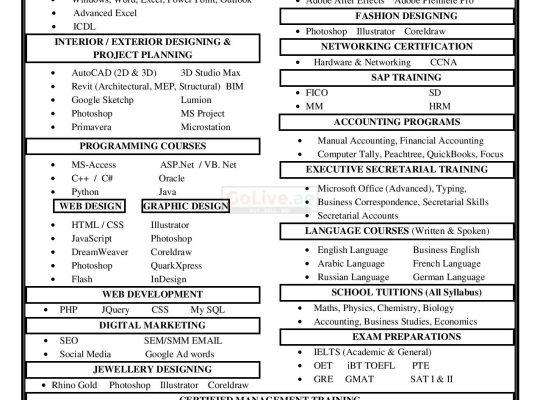 Certified MS Office and Excel Training –