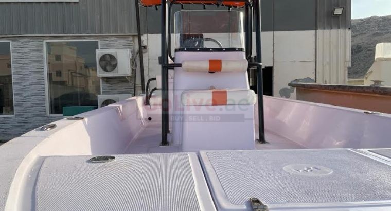 BOAT 20 FEET – BRAND NEW – WITH TRAILER AND CANOPY