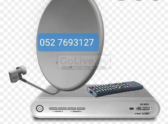 Airtel dish tv dth satellite fixing uae