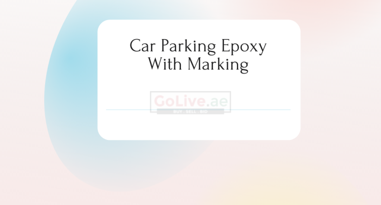 We are Specialists. All Type of Epoxy Flooring  For Your Commercial Space, Warehouse, Garage, Car parking, 3D Epoxy Flooring,