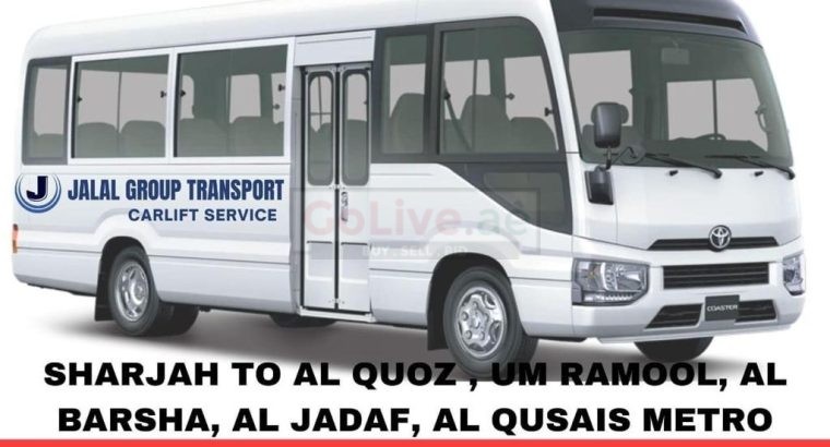 Transport- Sharjah to Al Quoz