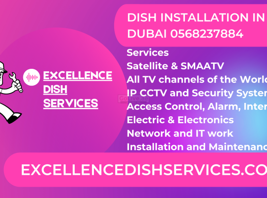 Satellite Dish Tv Installation and Services In Dubai