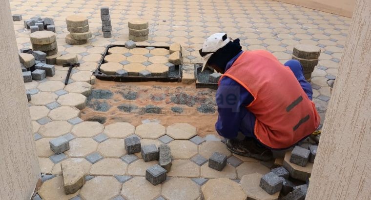 Interlock, Kerbstone and Pavers installation work