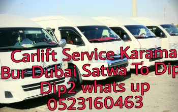 Pick up drop Service Karama Bur Dubai Burjuman To DIP