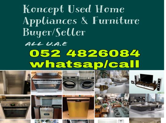 Koncept Used Home Appliances Buyer/Seller Dubai