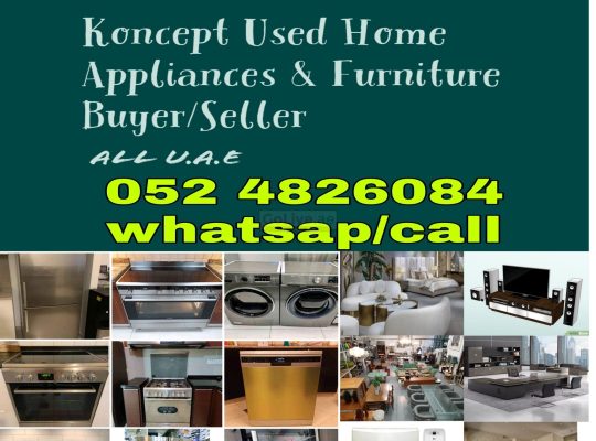 Koncept Used Home Appliances Buyer/Seller Dubai..