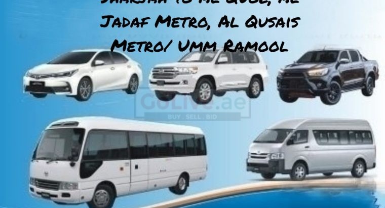 CarLift Service sharjah to Business Bay, Al Quoz
