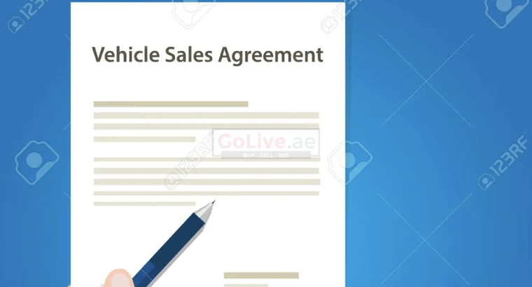 ONLINE CAR SELLING AGREEMENT SERVICE ( CAR MUBAYA DUBAI )