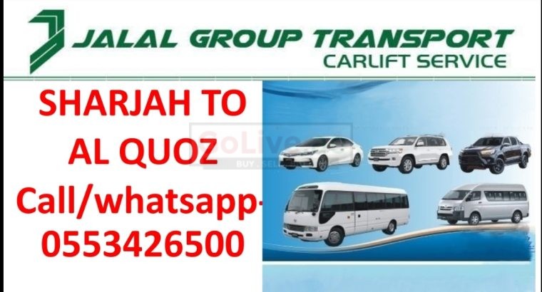 Sharjah to Al Quoz, Al Jadaf, Umm Ramool